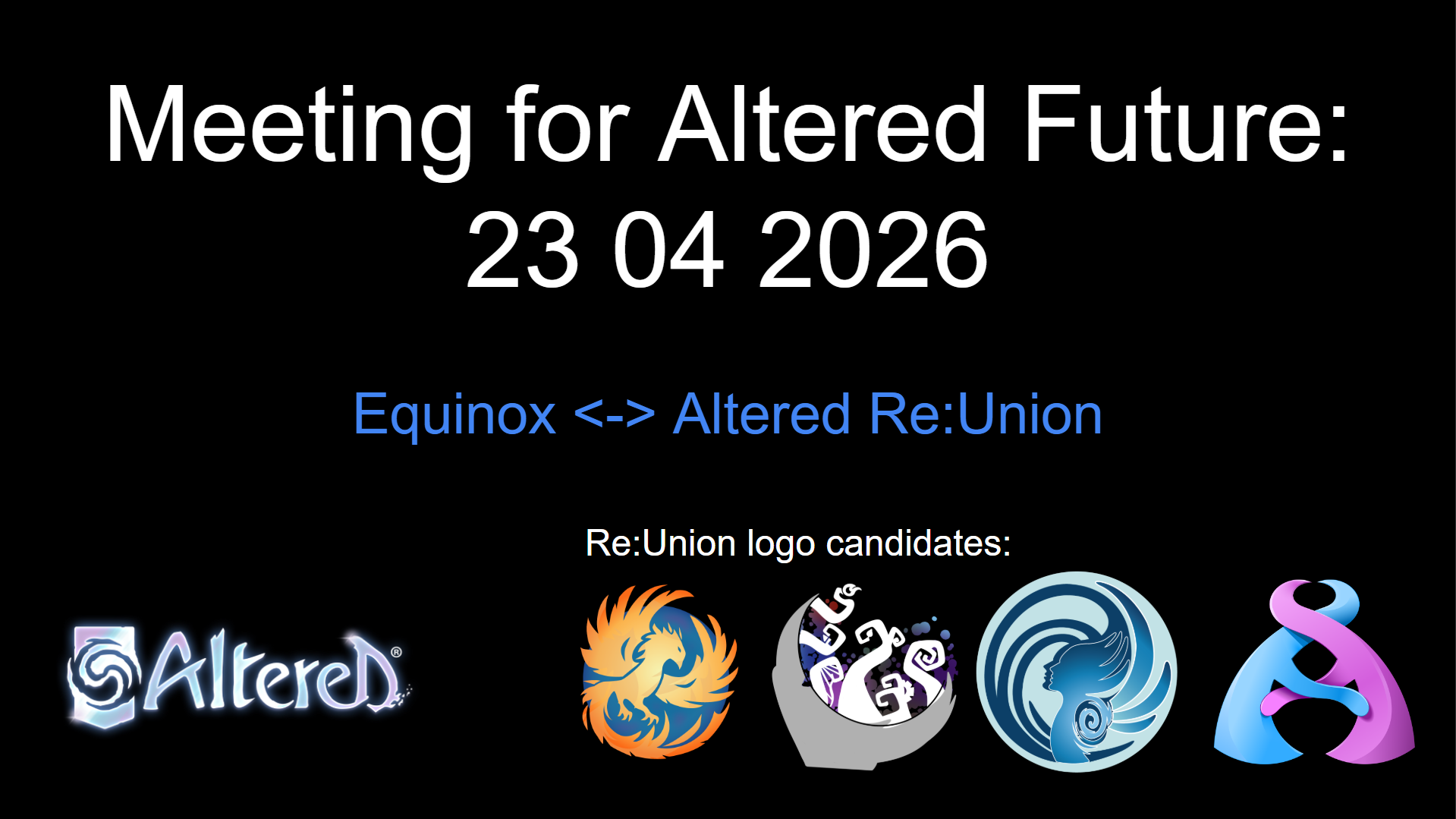 Compte-rendu de réunion Equinox <-> Re:Union : 23 avril 2026